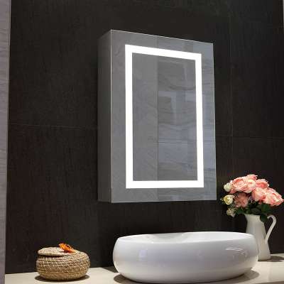 Wall Mounted Bathroom LED Lighted Mirror Cabinet