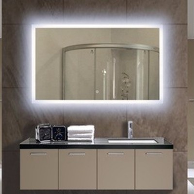 ETL Certified Luxury Hotel Illuminated Decorative LED Lighted Back Lit Bathroom LED Lighted Mirror